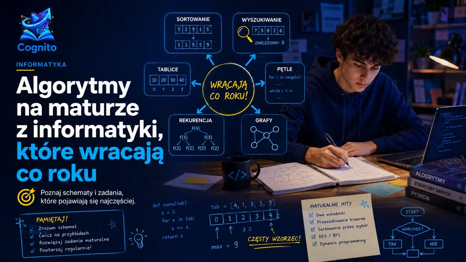 Algorytmy na maturze z informatyki, które wracają co roku