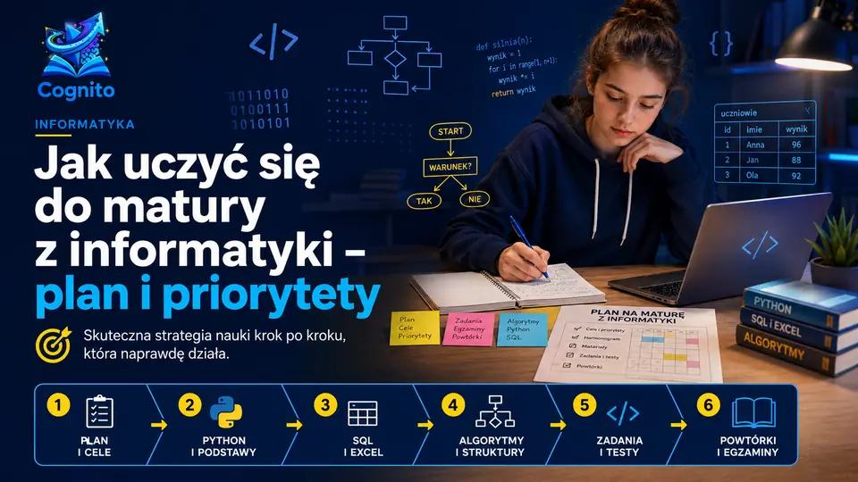 Jak uczyć się do matury z informatyki — plan i priorytety
