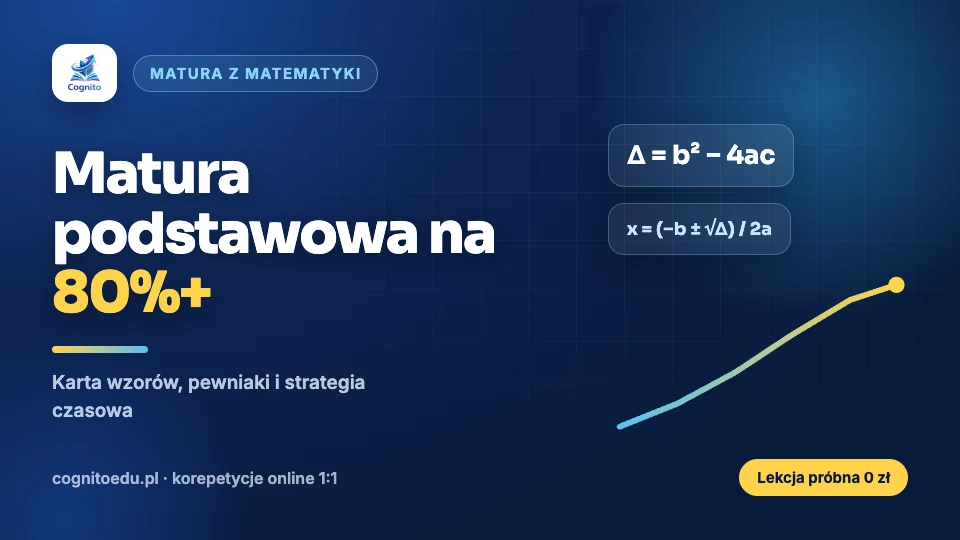 Jak zdać maturę z matematyki podstawowej na 80%+?