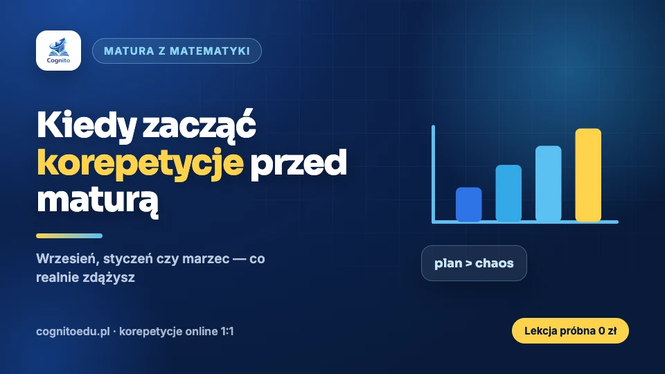 Kiedy najlepiej rozpocząć korepetycje przed maturą?