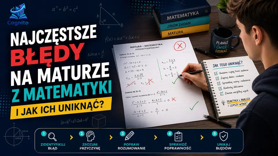 10 najczęstszych błędów na maturze z matematyki CKE