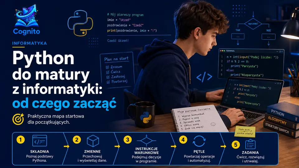 Python do matury z informatyki: od czego zacząć