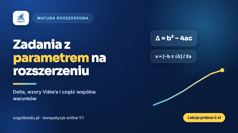 Zadania z parametrem na maturze rozszerzonej z matematyki